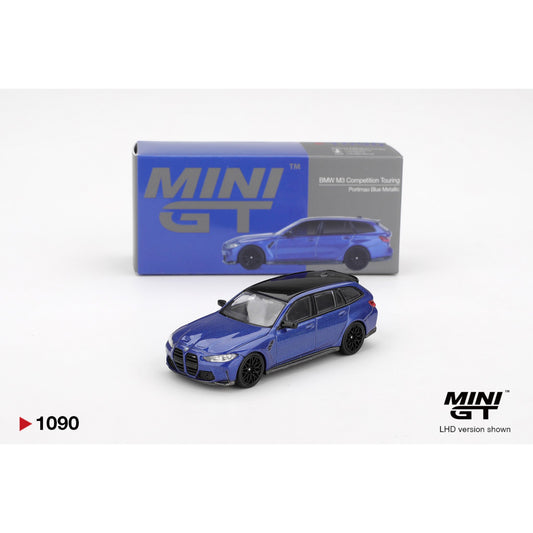 Mini GT - Pre-Order - BMW M3 Competition Touring Portimao Blue Metallic - MGT01090 (LHD)