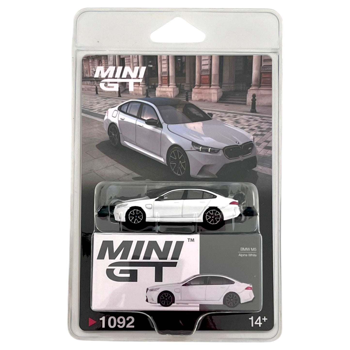 Mini GT - BMW M5 Alpine White - MGT01092-BL (LHD)