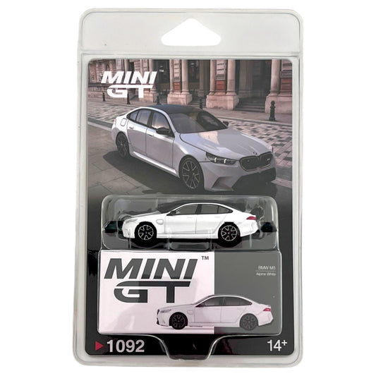 Mini GT - BMW M5 Alpine White - MGT01092-BL (LHD)