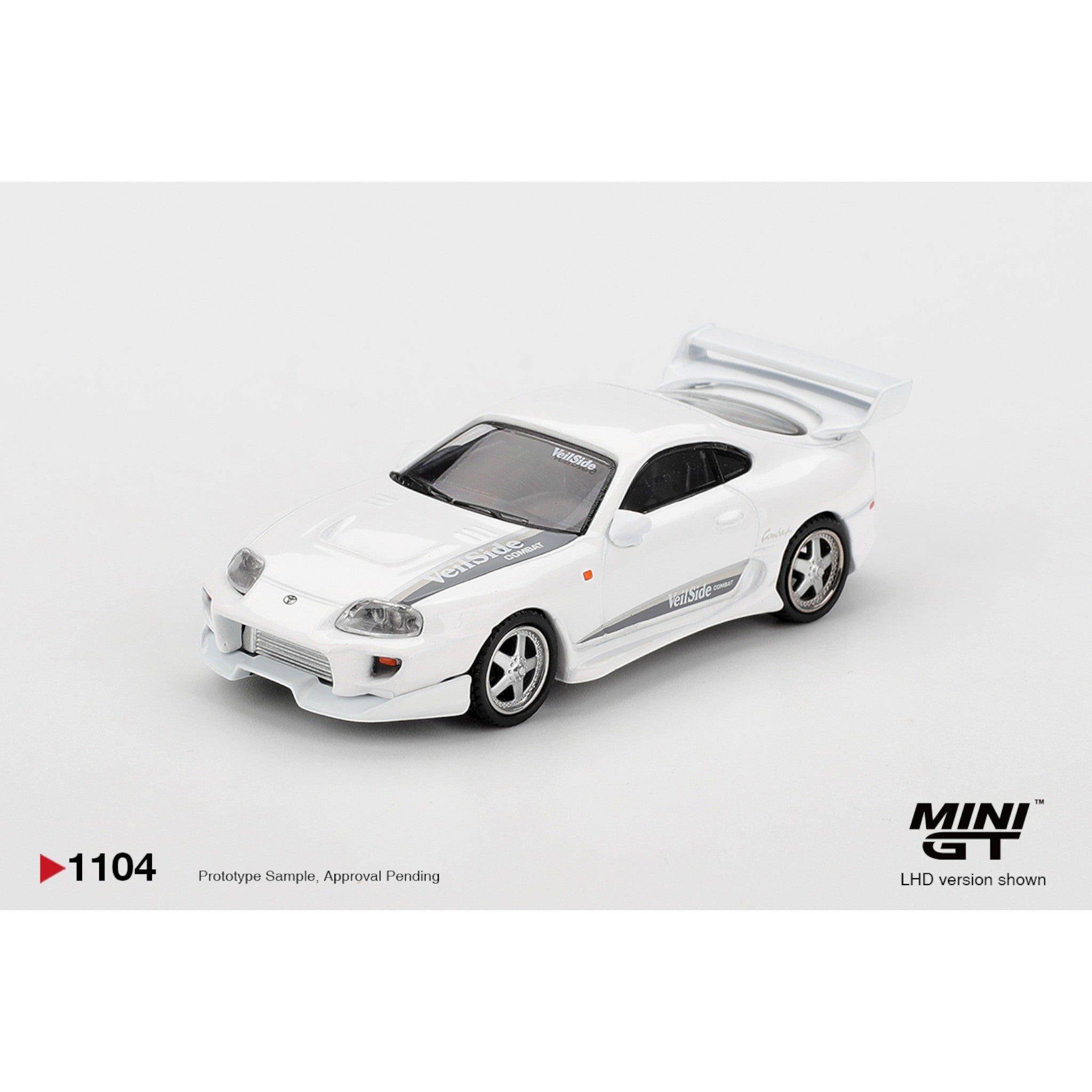 Mini GT - Pre-Order - Toyota Supra VeilSide Combat V-I White - MGT01104 (LHD)
