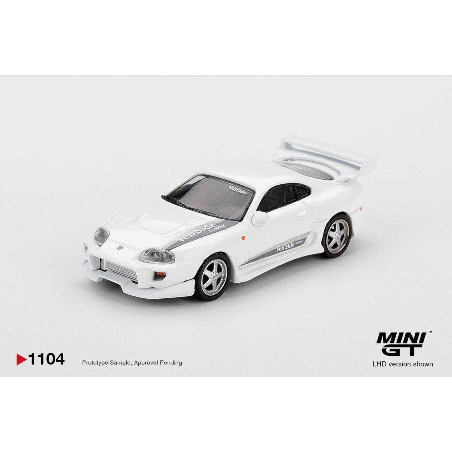 Mini GT - Pre-Order - Toyota Supra VeilSide Combat V-I White - MGT01104 (LHD)