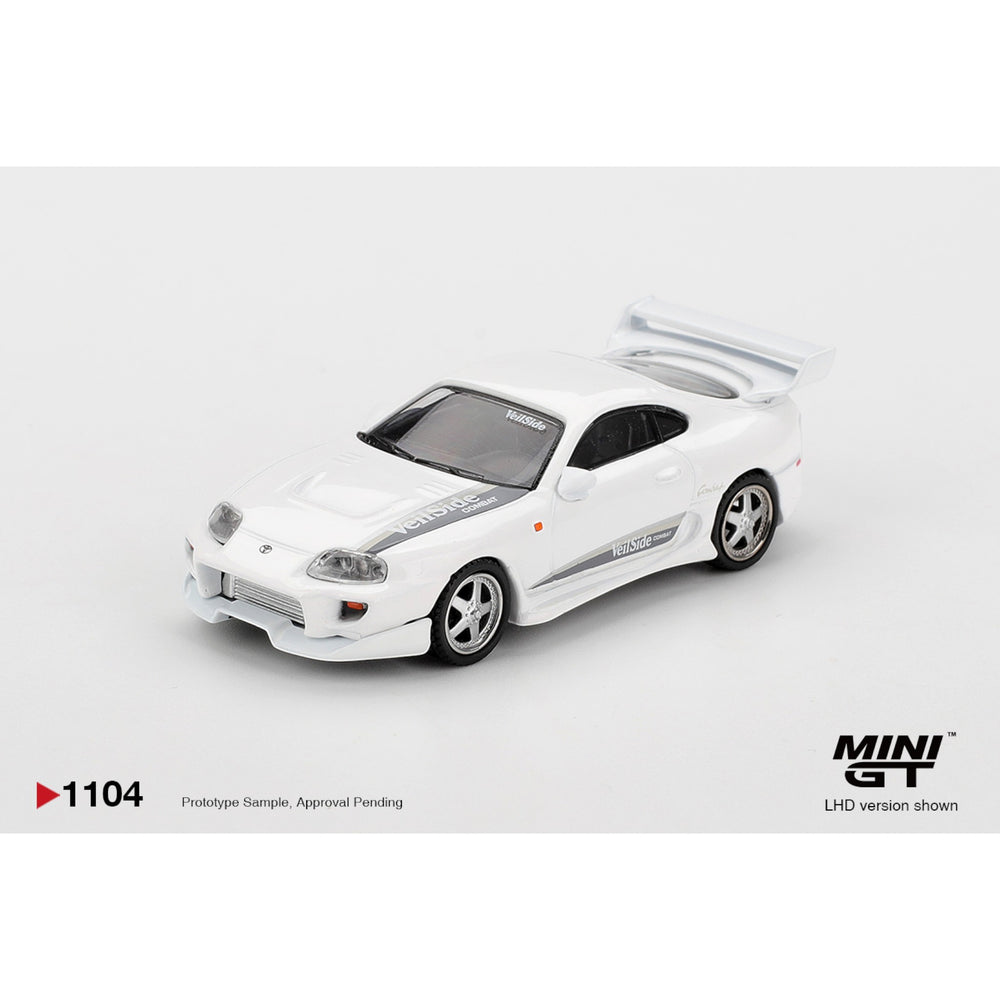 Mini GT - Pre-Order - Toyota Supra VeilSide Combat V-I White - MGT01104 (LHD)