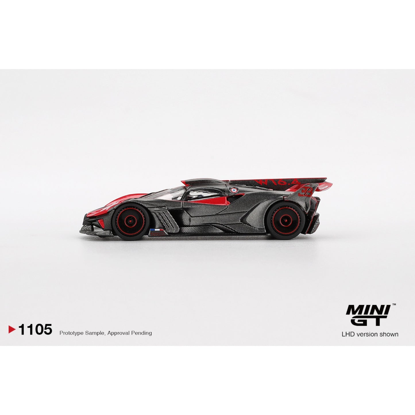 Mini GT - Pre-Order - Bugatti Bolide Red - MGT01105 (LHD)