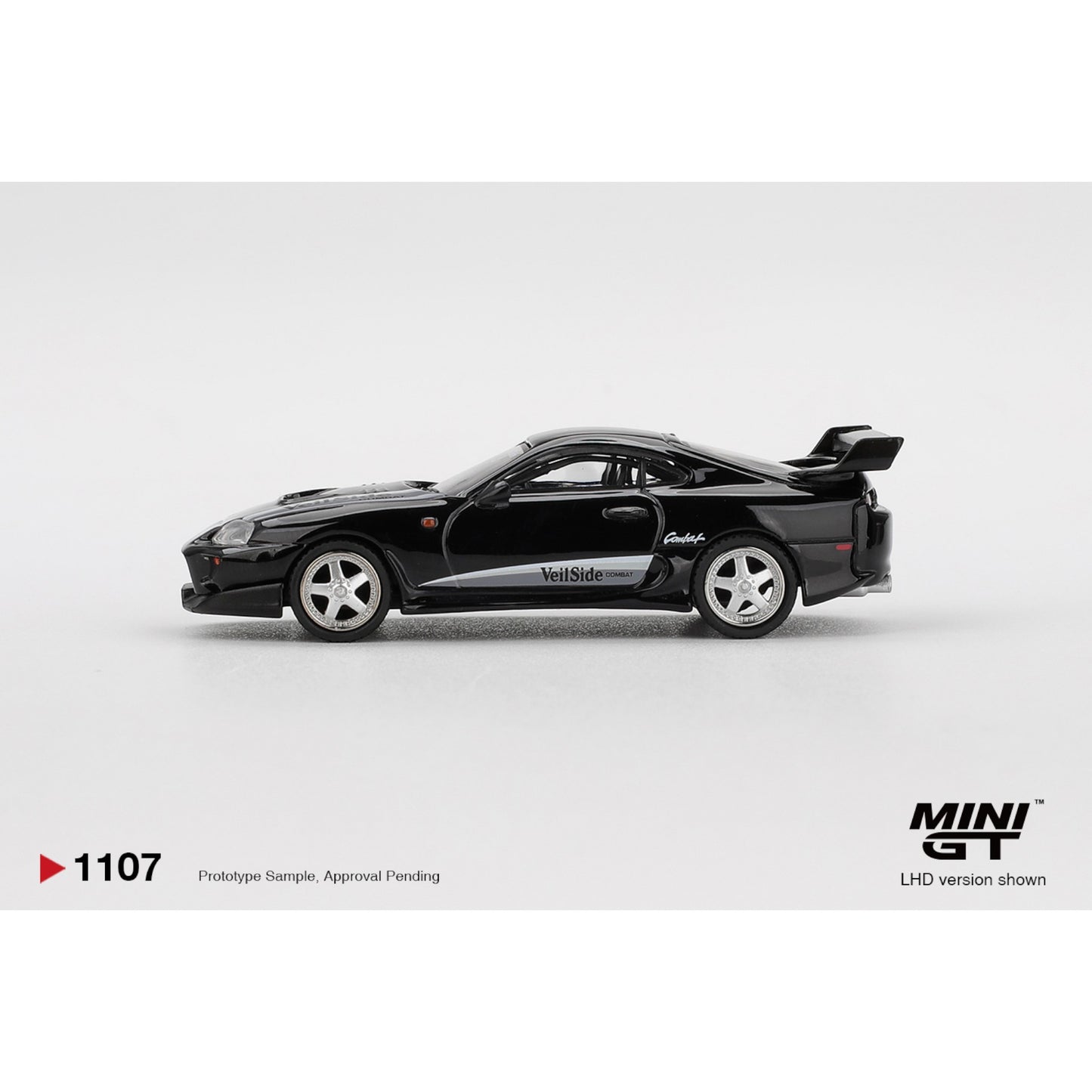 Mini GT - Pre-Order - Toyota Supra VeilSide Combat V-II Black - MGT01107 (LHD)
