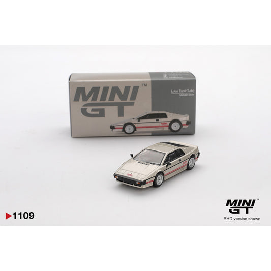 Mini GT - Lotus Esprit Turbo Metallic Silver - MGT01109 (LHD)