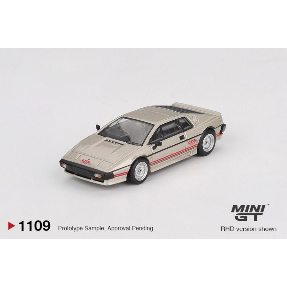 Mini GT - Pre-Order - Lotus Esprit Turbo Metallic Silver - MGT01109 (LHD)