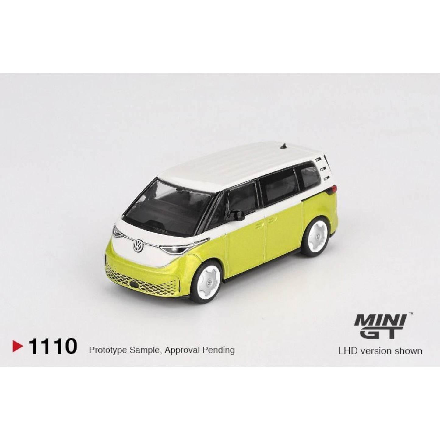Mini GT - Pre-Order - Volkswagen ID.Buzz Candy White / Pomelo Yellow - MGT01110 (LHD)