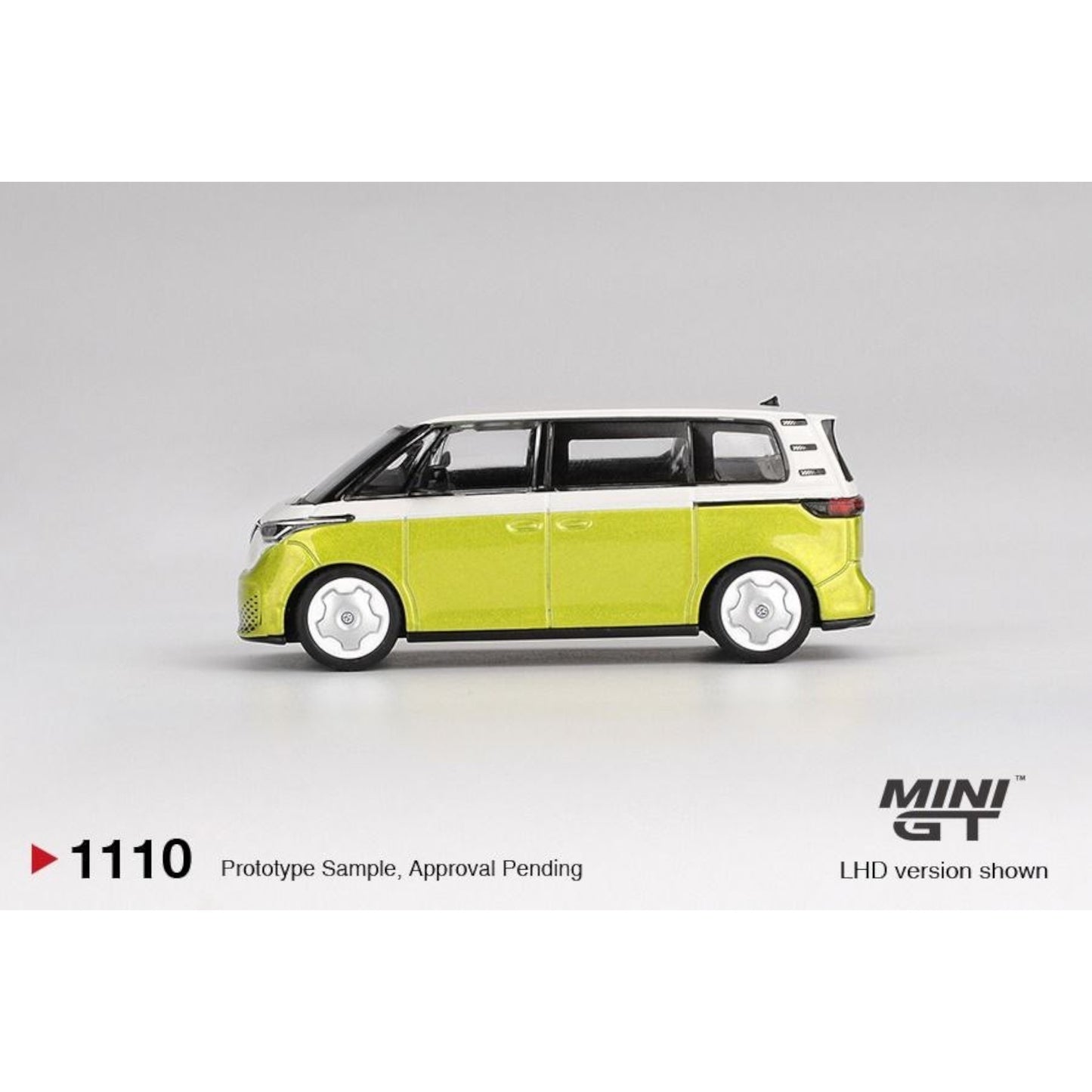 Mini GT - Pre-Order - Volkswagen ID.Buzz Candy White / Pomelo Yellow - MGT01110 (LHD)