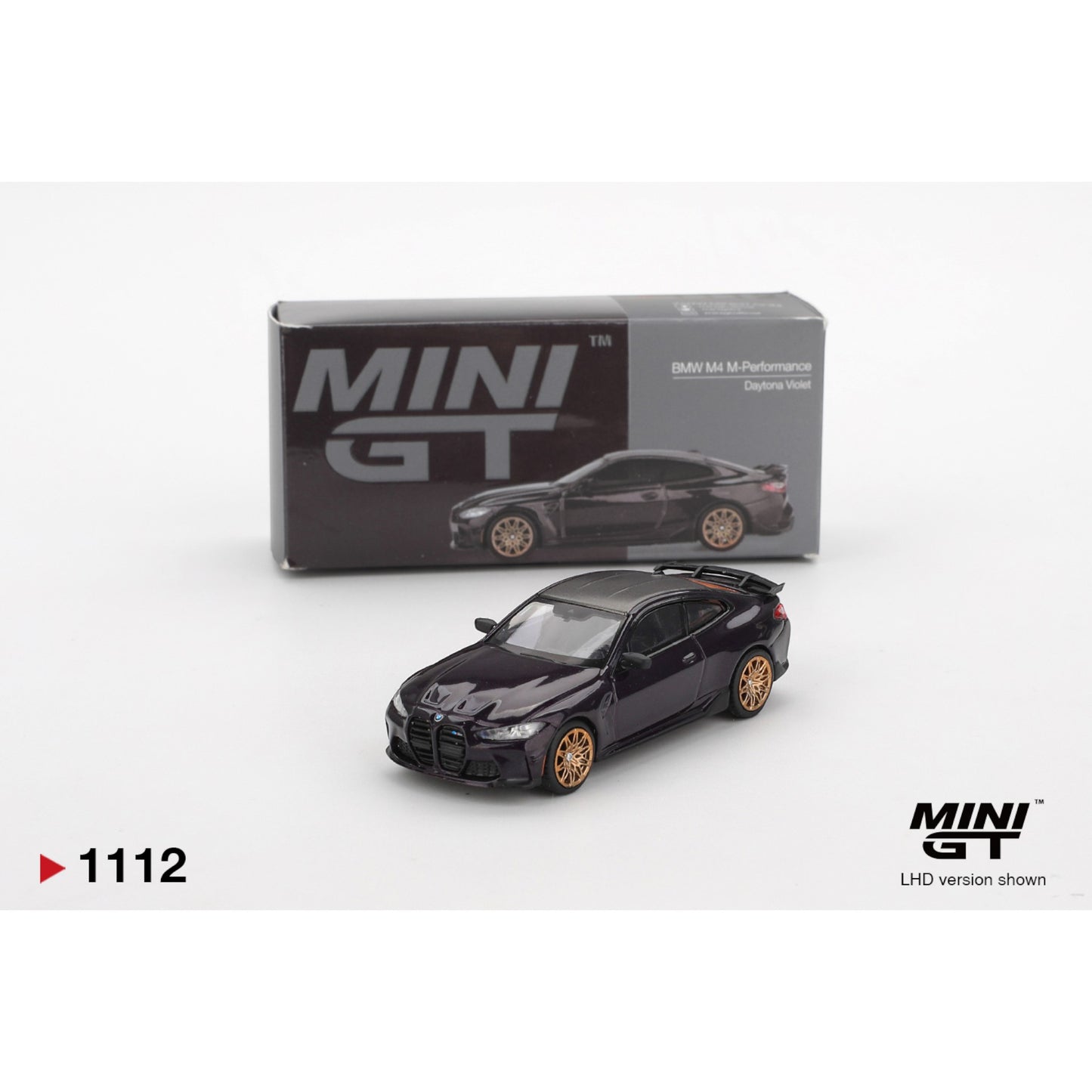 Mini GT - BMW M4 M-Performance (G82) Daytona Violet - MGT01112-BL (LHD)