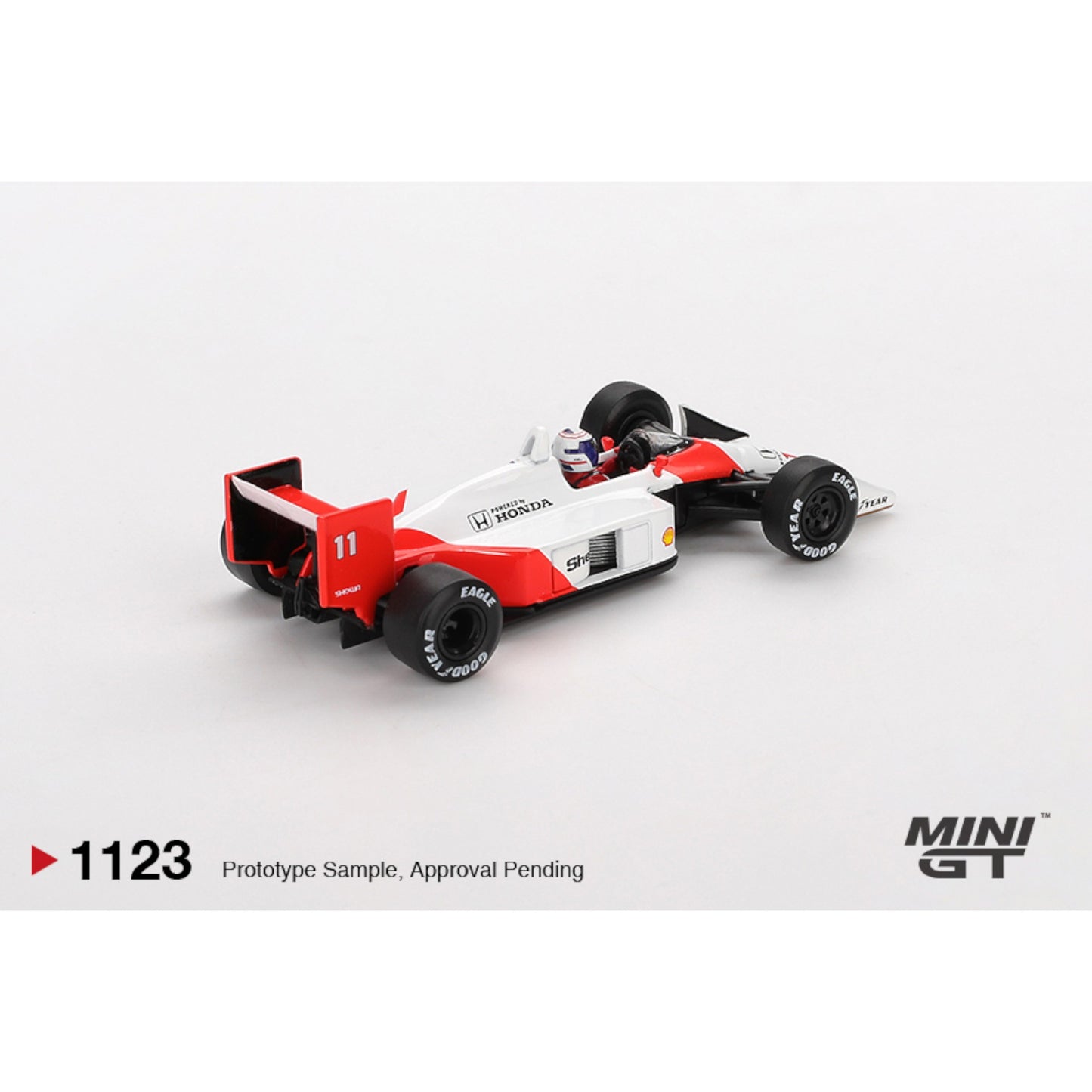Mini GT - Pre-Order - McLaren MP4/4 #11 Alain Prost 1988 Japanese Grand Prix 2nd Place - MGT01123