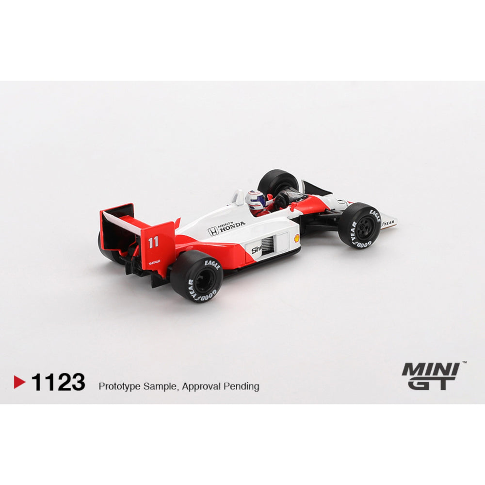 Mini GT - Pre-Order - McLaren MP4/4 #11 Alain Prost 1988 Japanese Grand Prix 2nd Place - MGT01123
