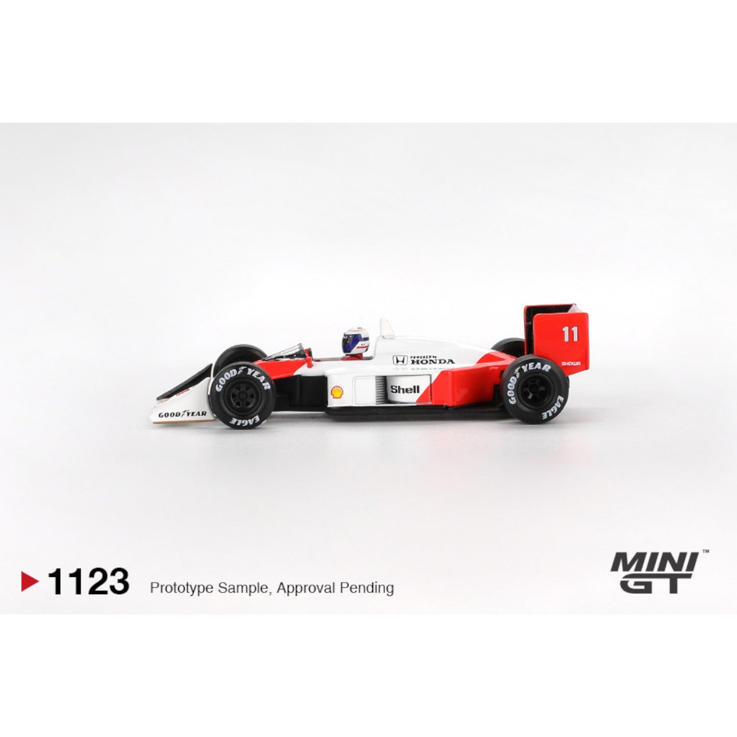 Mini GT - Pre-Order - McLaren MP4/4 #11 Alain Prost 1988 Japanese Grand Prix 2nd Place - MGT01123