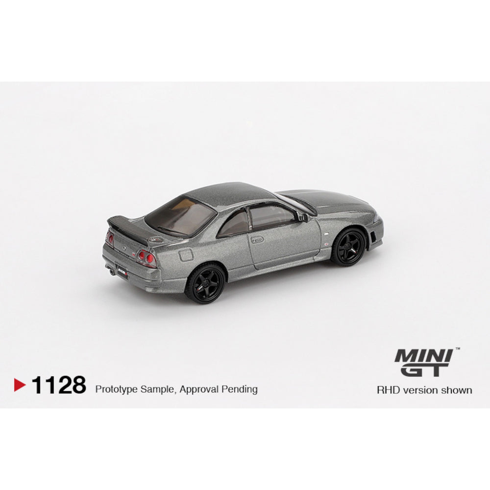 Mini GT - Pre-Order - NISSAN Skyline GT-R Dark Metal Gray (NISMO BCNR33 CRS Version) - MGT01128 (RHD)