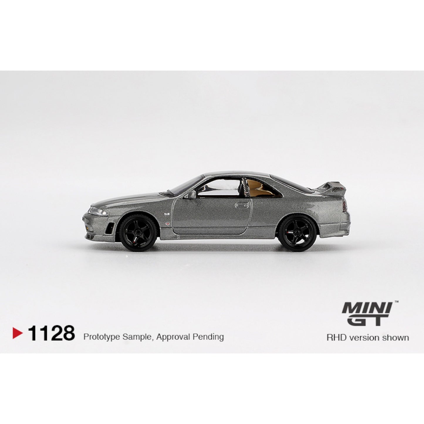 Mini GT - Pre-Order - NISSAN Skyline GT-R Dark Metal Gray (NISMO BCNR33 CRS Version) - MGT01128 (RHD)