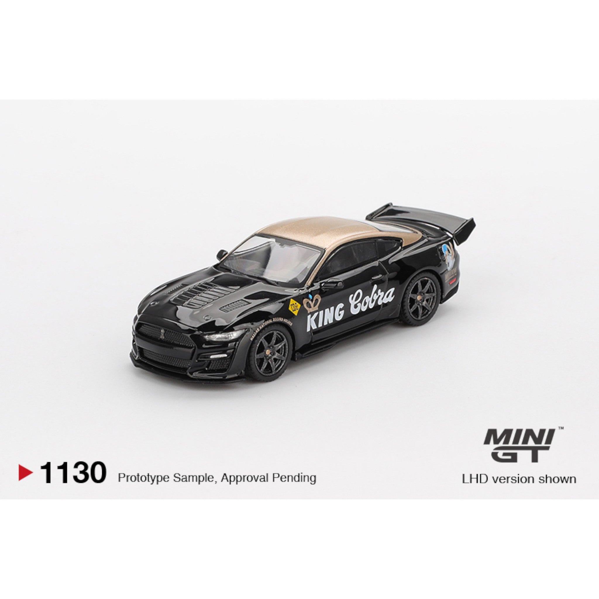 Mini GT - Pre-Order - Shelby GT500 Dragon Snake Concept Black/Gold - MGT01130 (LHD)