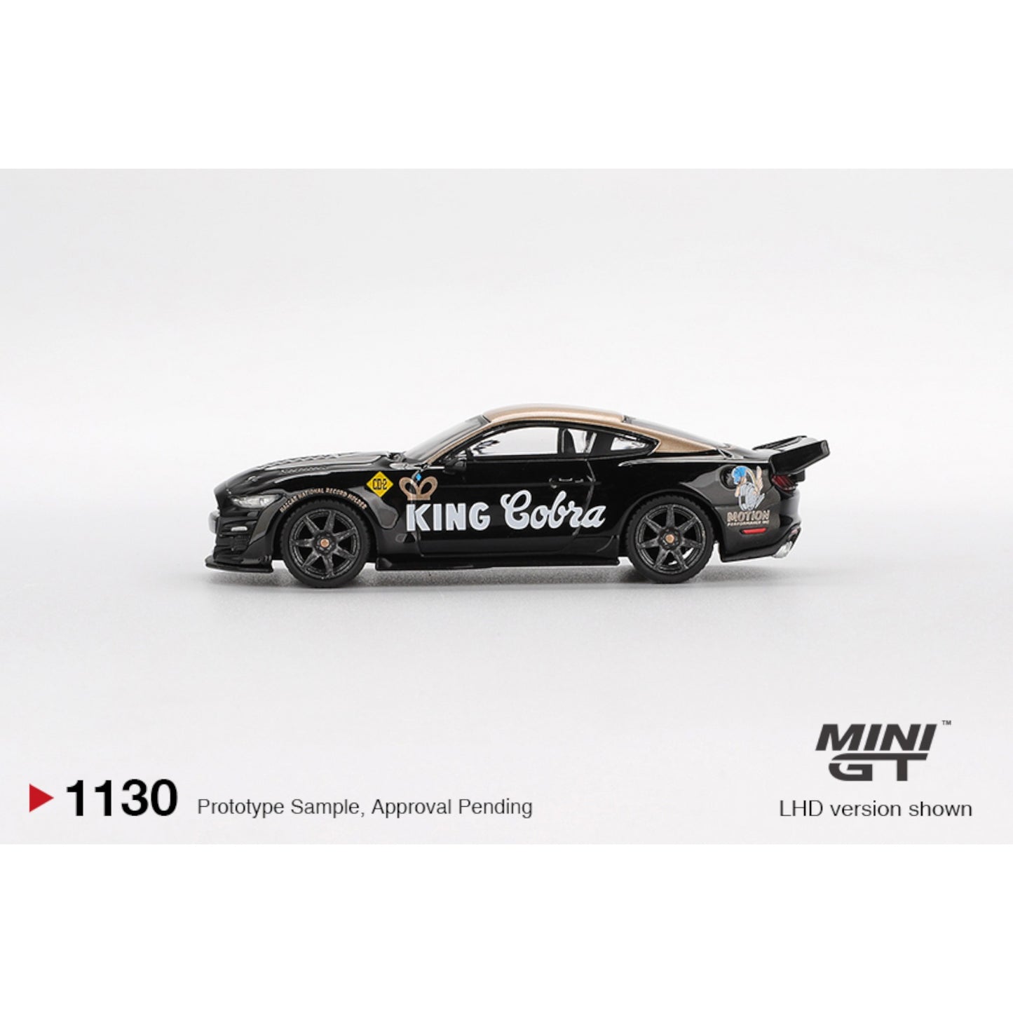 Mini GT - Pre-Order - Shelby GT500 Dragon Snake Concept Black/Gold - MGT01130 (LHD)
