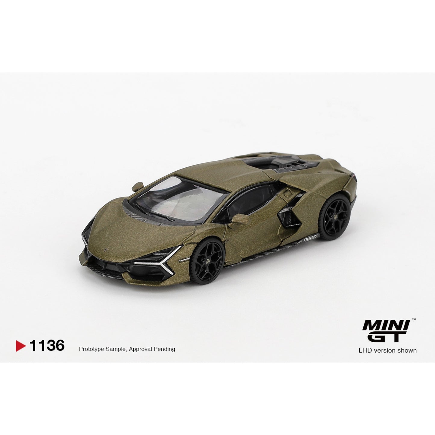 Mini GT - Pre-Order - Lamborghini Revuelto Verde Gea Matte - MGT01136 (LHD)