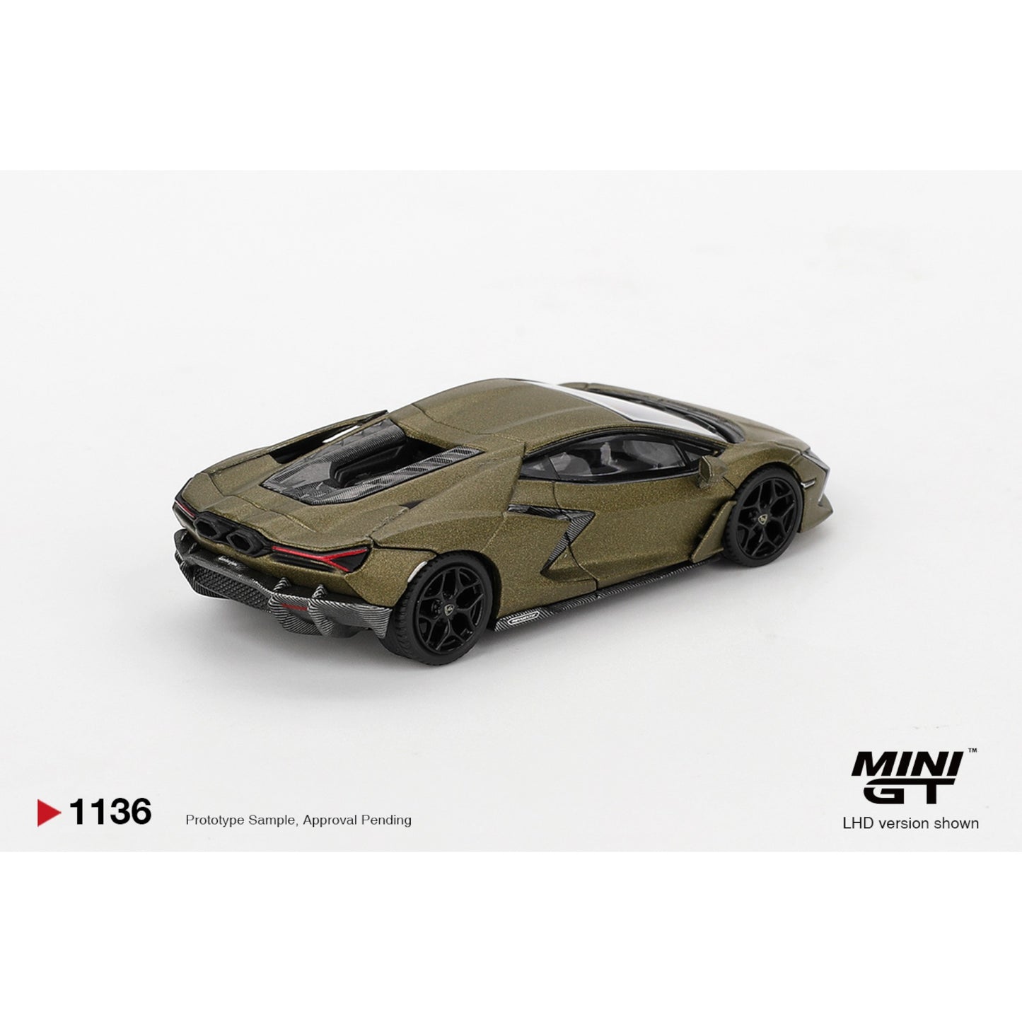 Mini GT - Pre-Order - Lamborghini Revuelto Verde Gea Matte - MGT01136 (LHD)