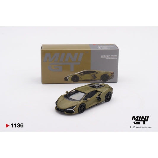 Mini GT - Lamborghini Revuelto Verde Gea Matte - MGT01136 (LHD)