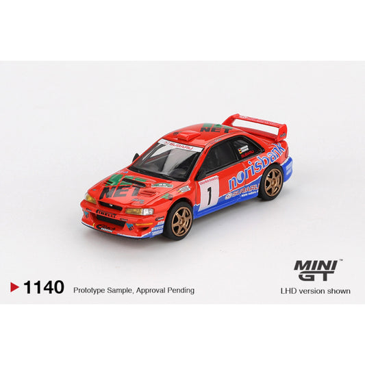 Mini GT - Pre-Order - Subaru Impreza WRC97 #1 1999 DRM Champion - MGT01140 (LHD)