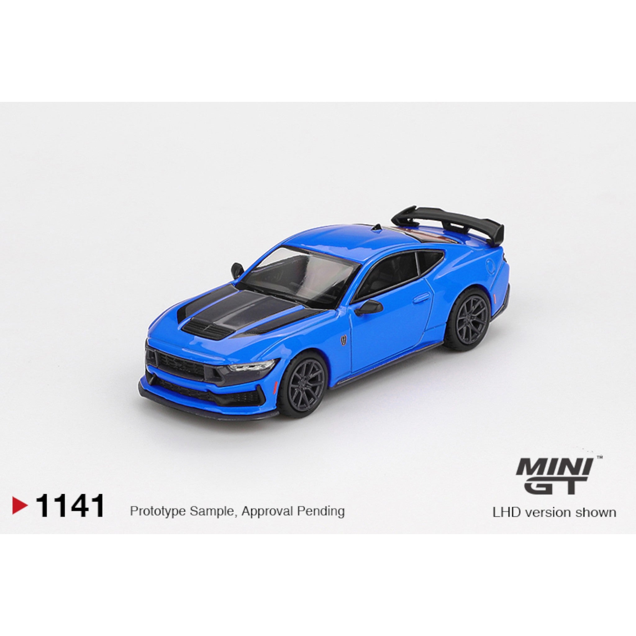 Mini GT - Pre-Order - Ford Mustang Dark Horse 2024 Grabber Blue - MGT01141 (LHD)
