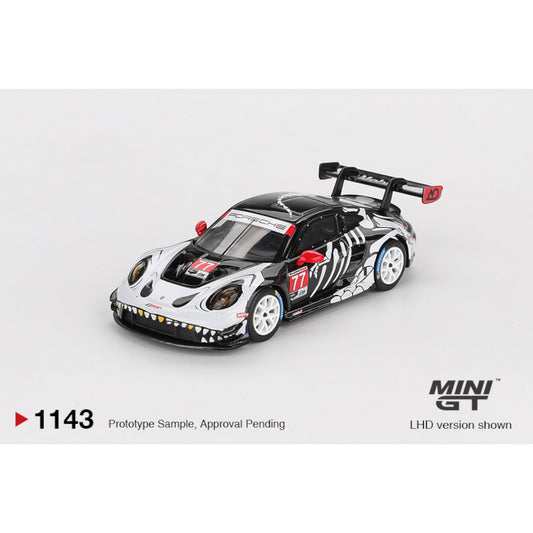 Mini GT - Pre-Order - Porsche 911 GT3 R #77 AO Racing 2025 IMSA Petit Le Mans - MGT01143 (LHD)