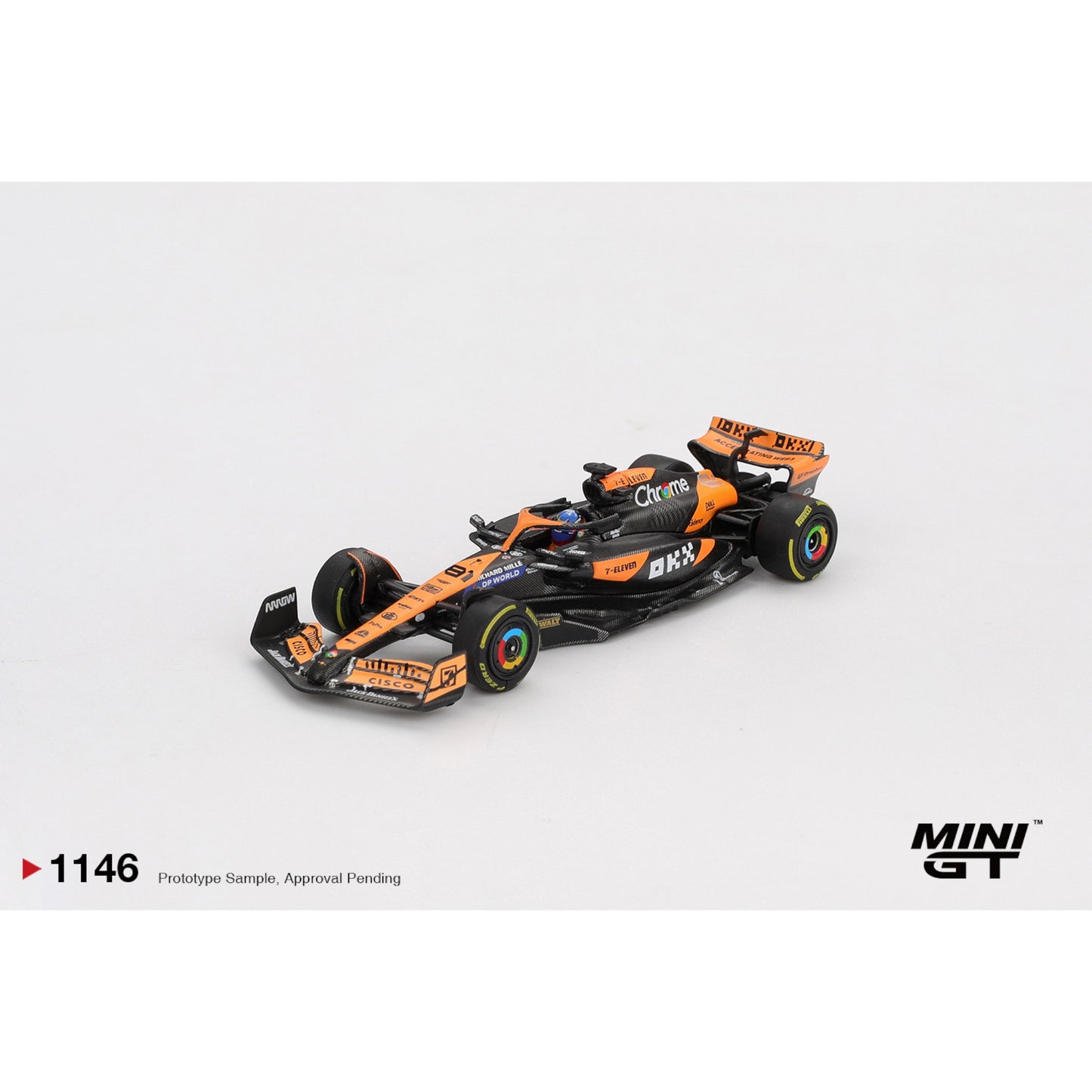 Mini GT - Pre-Order - McLaren MCL38 #81 Oscar Piastri 2024 F1 2024 Hungarian GP Winner - MGT01146