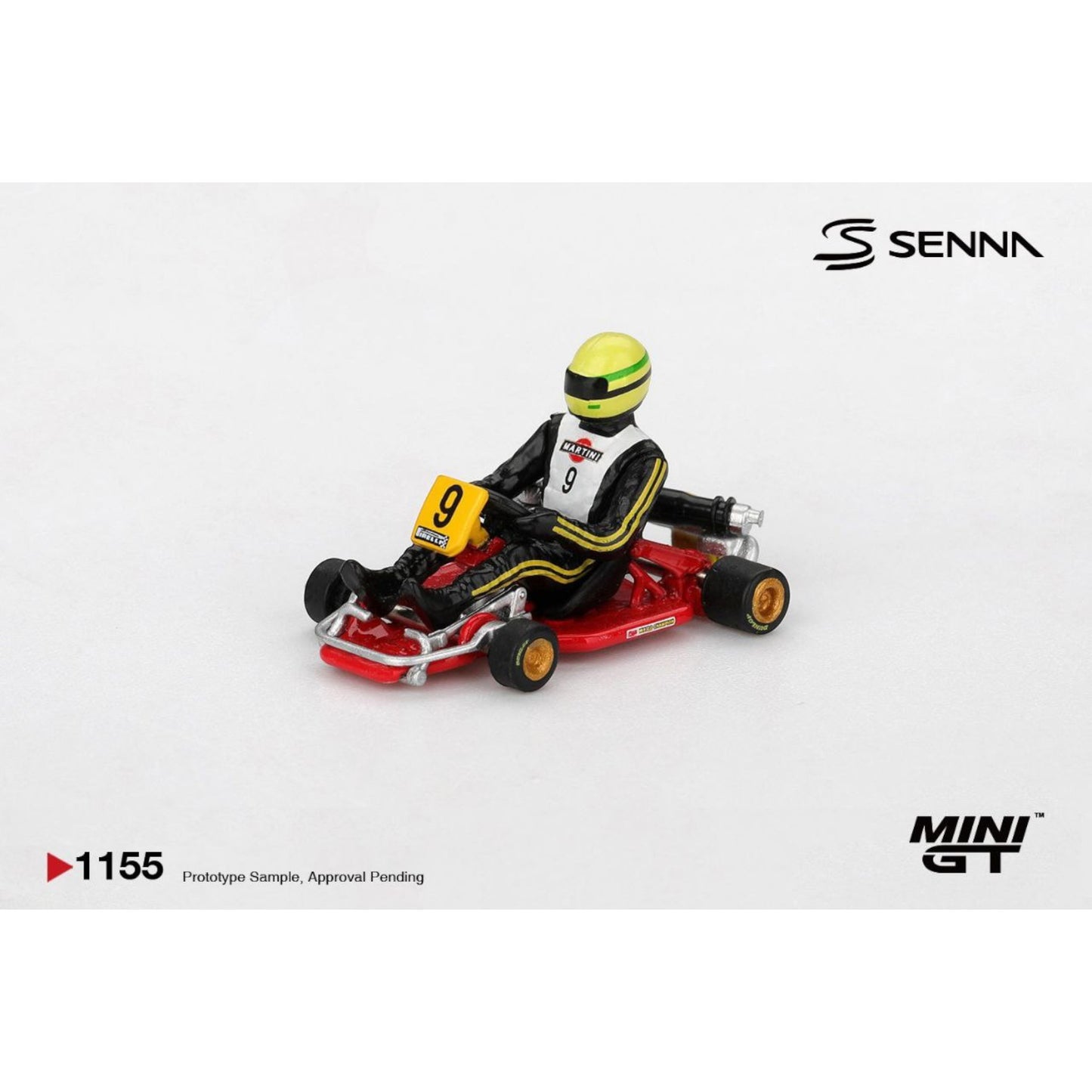 Mini GT - Pre-Order - Ayrton Senna Kart Formula Set - MGT01155 + MGT01156