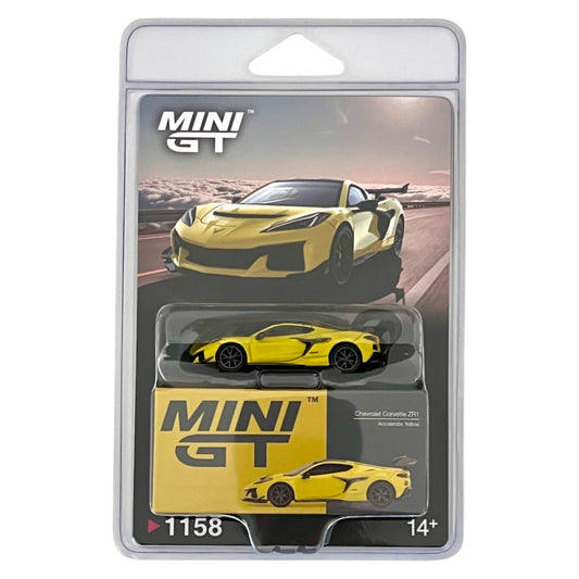 Mini GT - Chevrolet Corvette ZR1 Accelerate Yellow - MGT01158-BL (LHD)