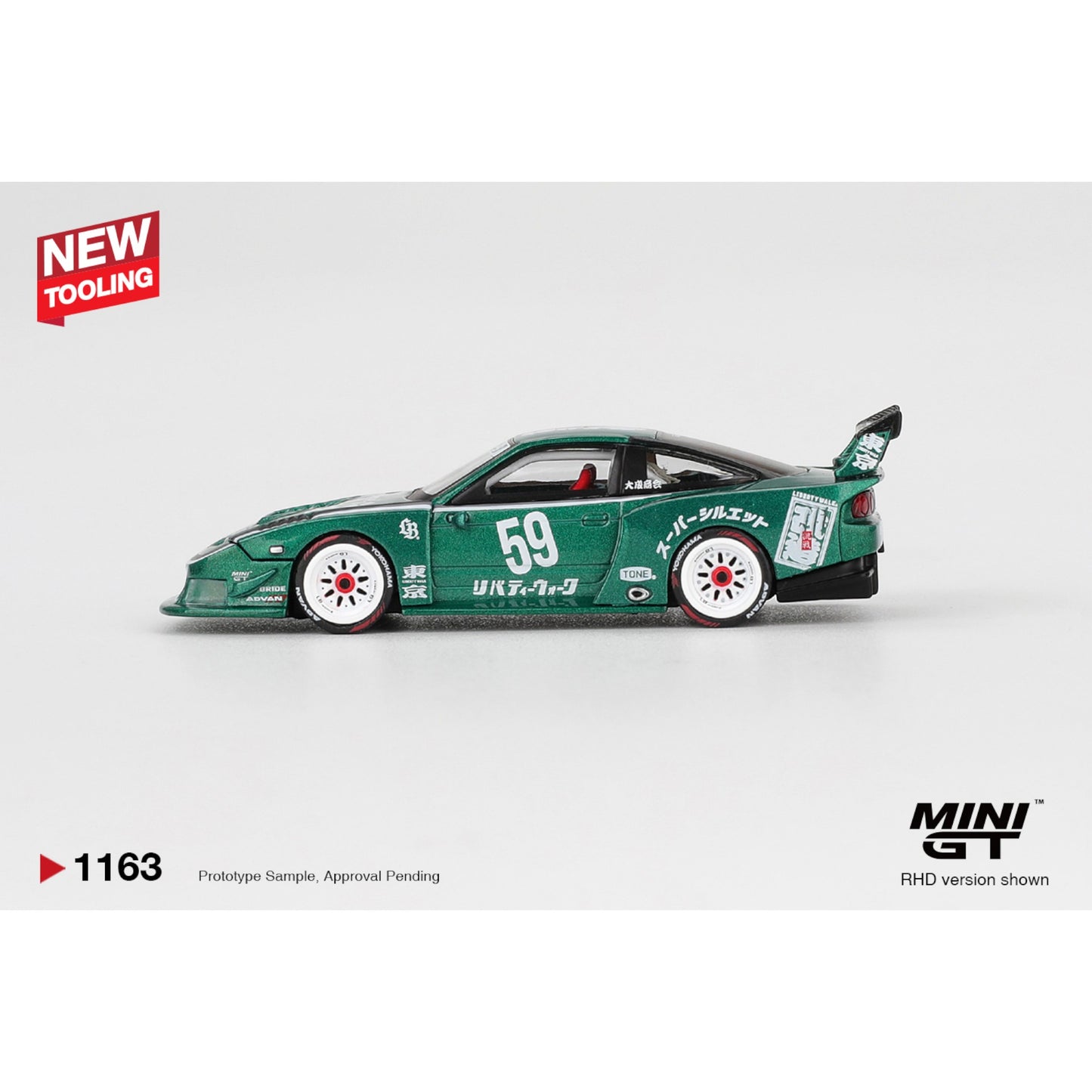 Mini GT - Pre-Order - Nissan LB-Super Silhouette 180SX  2026 TAS - MGT01163 (RHD)
