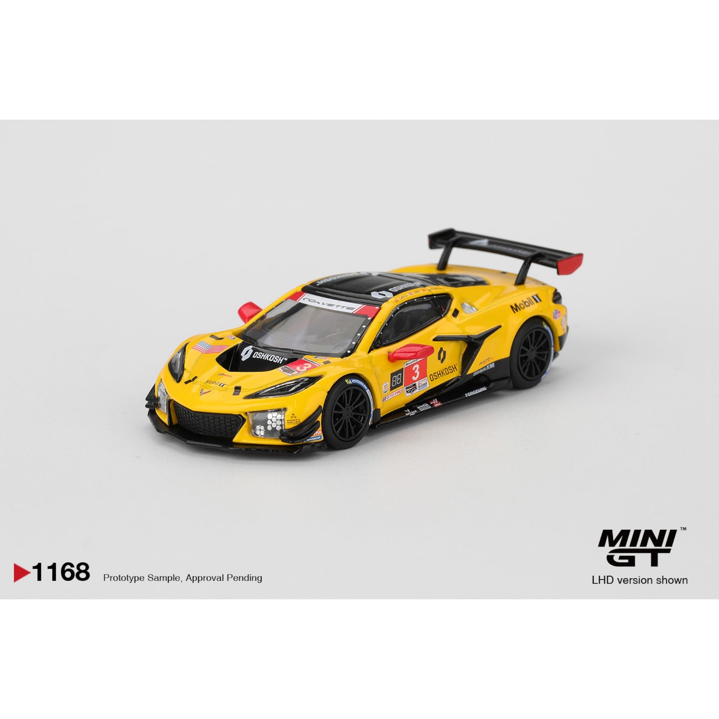 Mini GT - Pre-Order - Chevrolet Corvette Z06 GT3. R #3 Corvette Racing by Pratt Miller Motorsports 2025 IMSA Daytona 24 Hrs - MGT01168 (LHD)