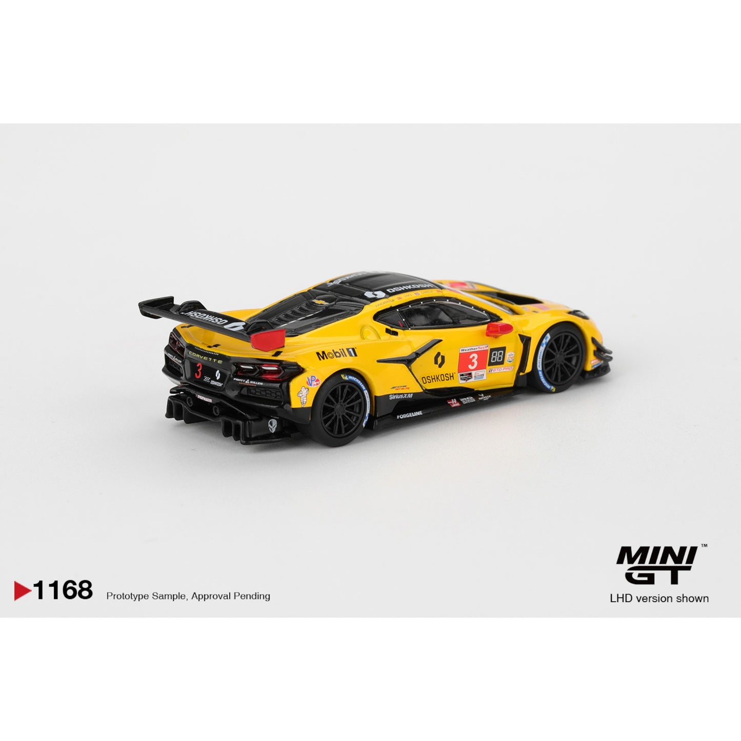 Mini GT - Pre-Order - Chevrolet Corvette Z06 GT3. R #3 Corvette Racing by Pratt Miller Motorsports 2025 IMSA Daytona 24 Hrs - MGT01168 (LHD)