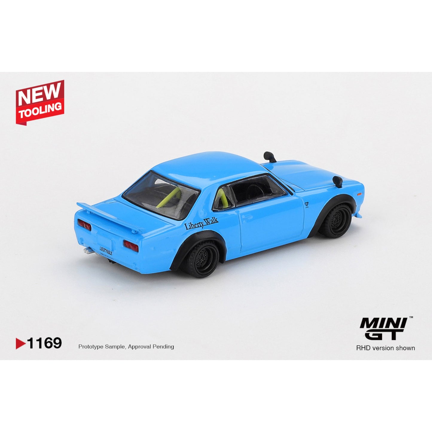 Mini GT - Pre-Order - Nissan LB★Works HAKOSUKA Baby Blue - MGT01169 (RHD)