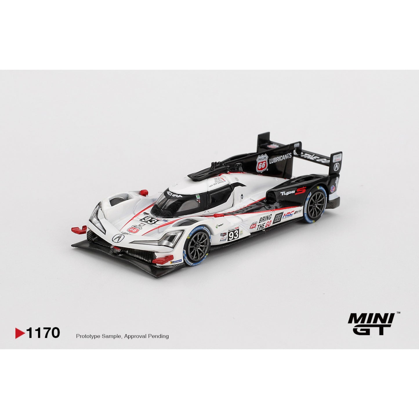 Mini GT - Pre-Order - Acura ARX-06 GTP #93 Acura Meyer Shank Racing 2025 IMSA Daytona 24 Hrs - MGT01170 (LHD)