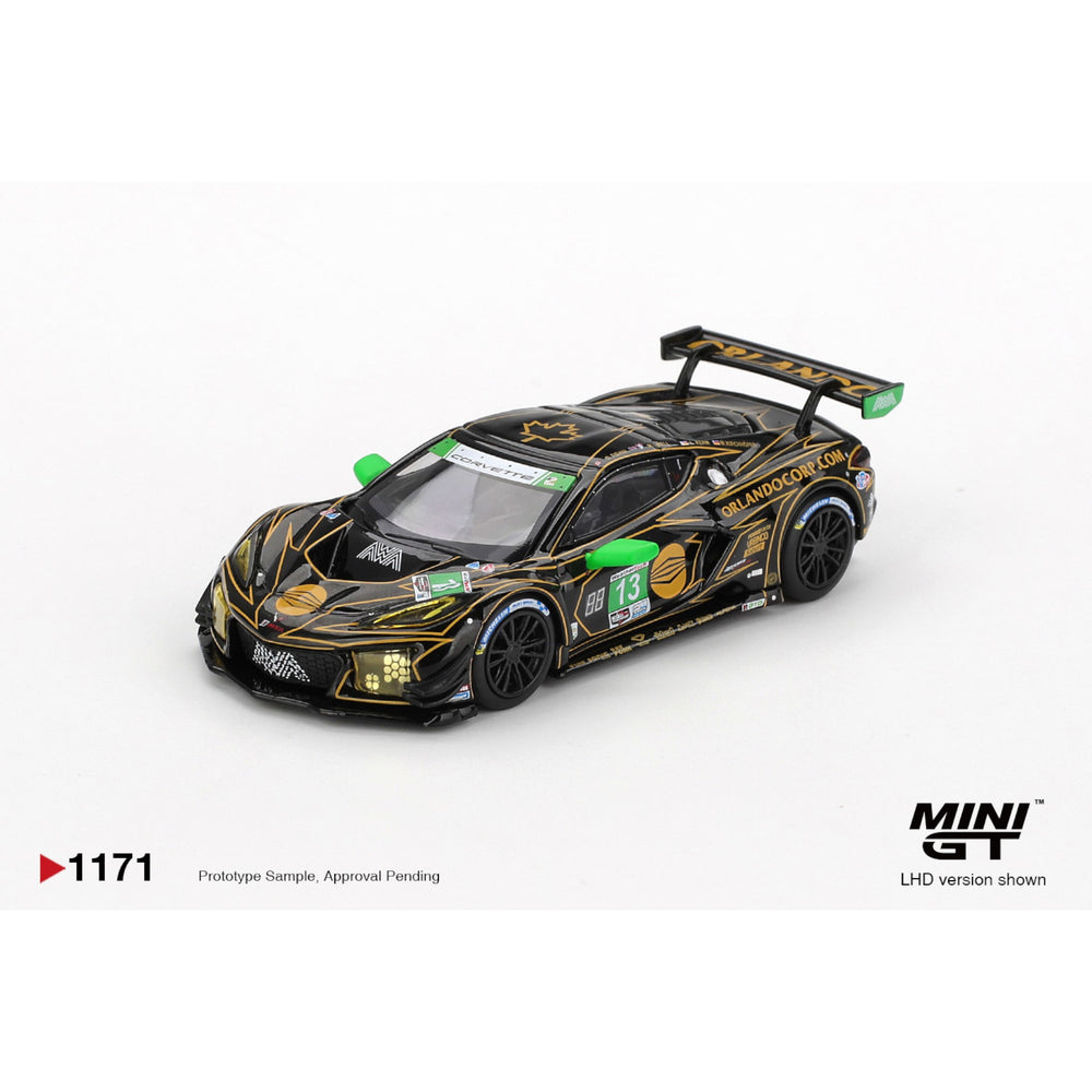 Mini GT - Pre-Order - Chevrolet Corvette Z06 GT3.R #13 AWA 2025 IMSA Daytona 24 Hrs - MGT01171 (LHD)