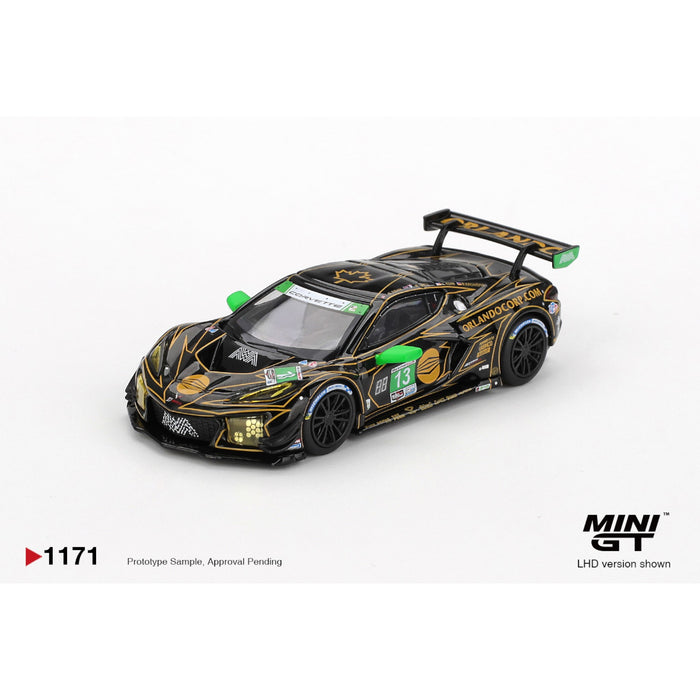 Mini GT - Pre-Order - Chevrolet Corvette Z06 GT3.R #13 AWA 2025 IMSA Daytona 24 Hrs - MGT01171 (LHD)