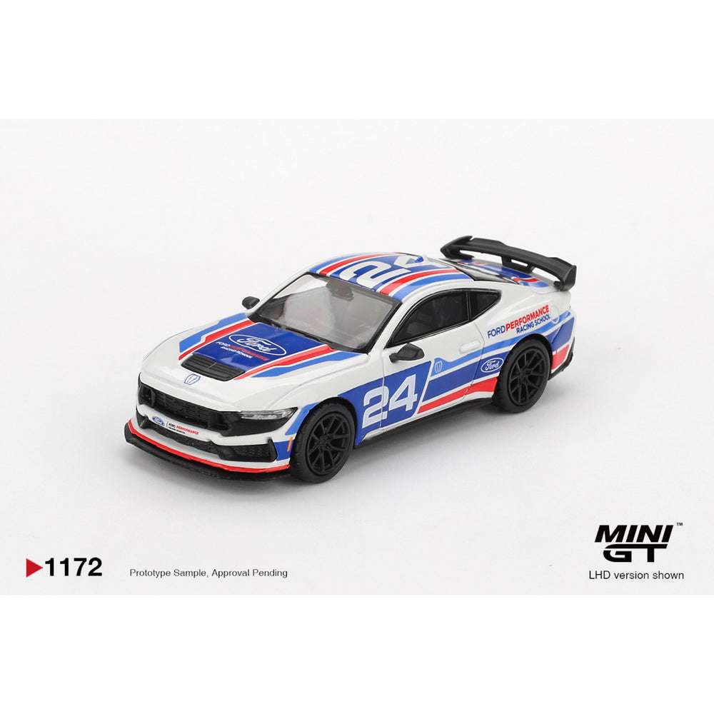 Mini GT - Pre-Order - Ford Mustang Dark Horse #24 Ford Performance Racing School - MGT01172 (LHD)
