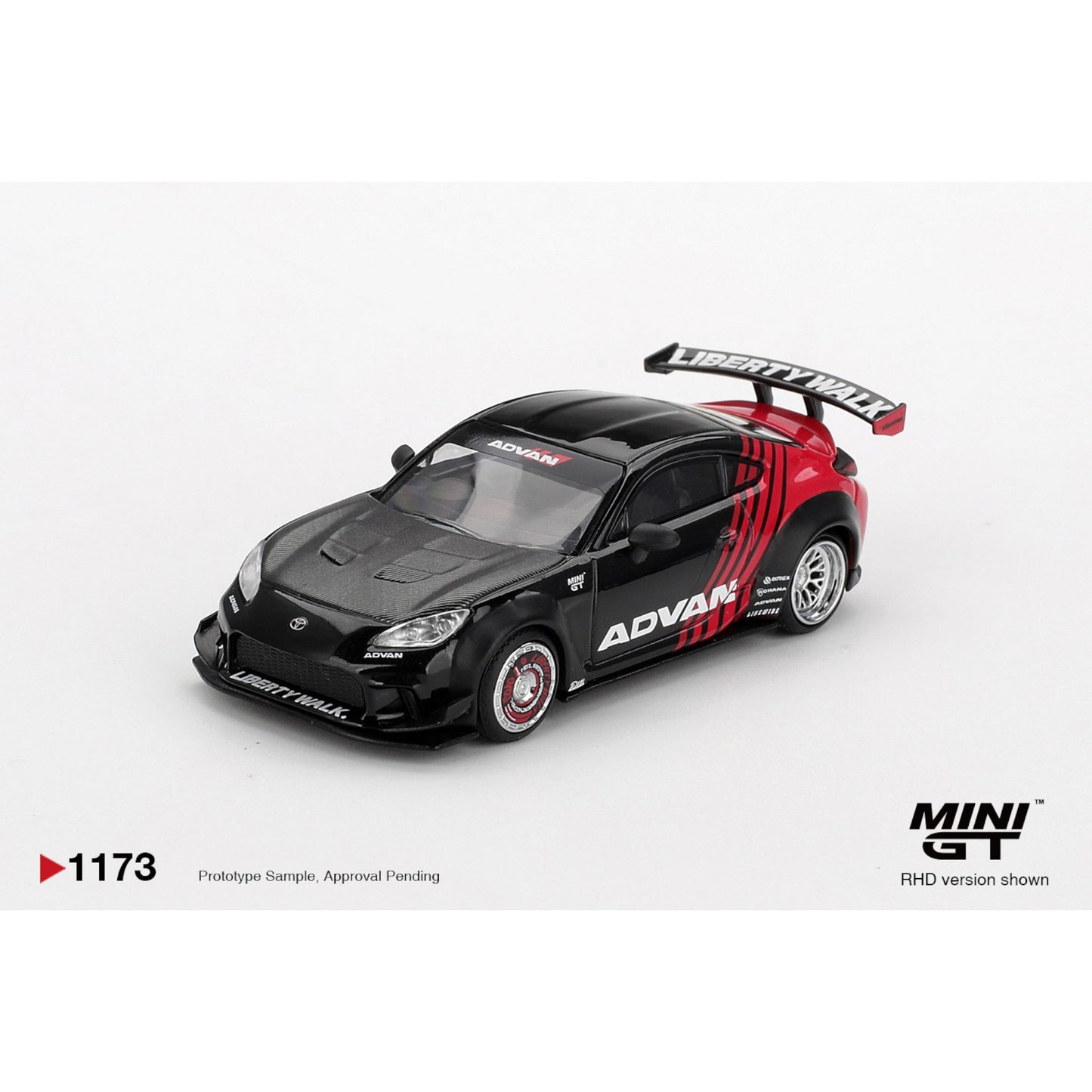 Mini GT - Pre-Order - Toyota GR86 LB★Nation Advan - MGT01173 (RHD)