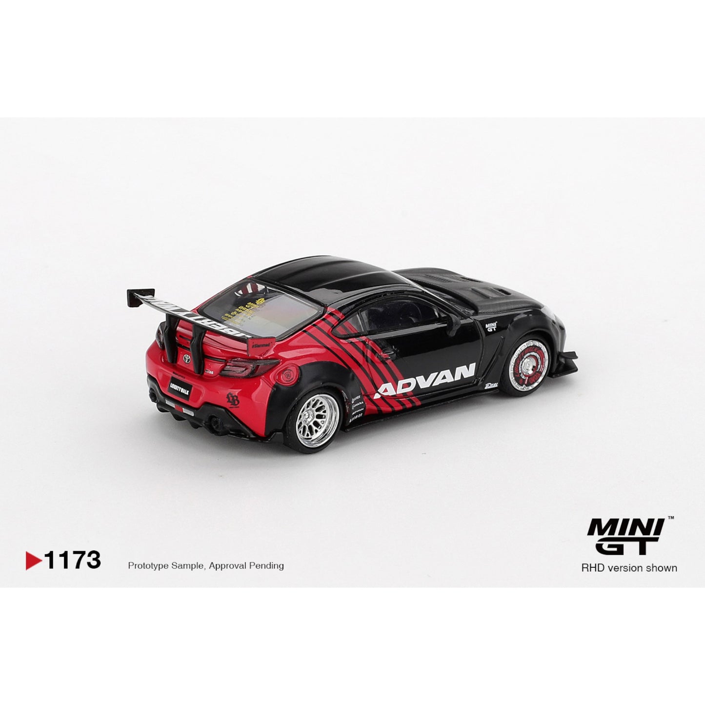 Mini GT - Pre-Order - Toyota GR86 LB★Nation Advan - MGT01173 (RHD)