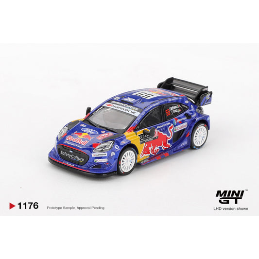 Mini GT - Pre-Order - Ford Puma Rally1 #55 M-Sport Ford WRT 2025 Rally Monte-Carlo - MGT01176 (LHD)