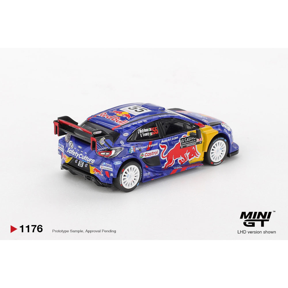 Mini GT - Pre-Order - Ford Puma Rally1 #55 M-Sport Ford WRT 2025 Rally Monte-Carlo - MGT01176 (LHD)