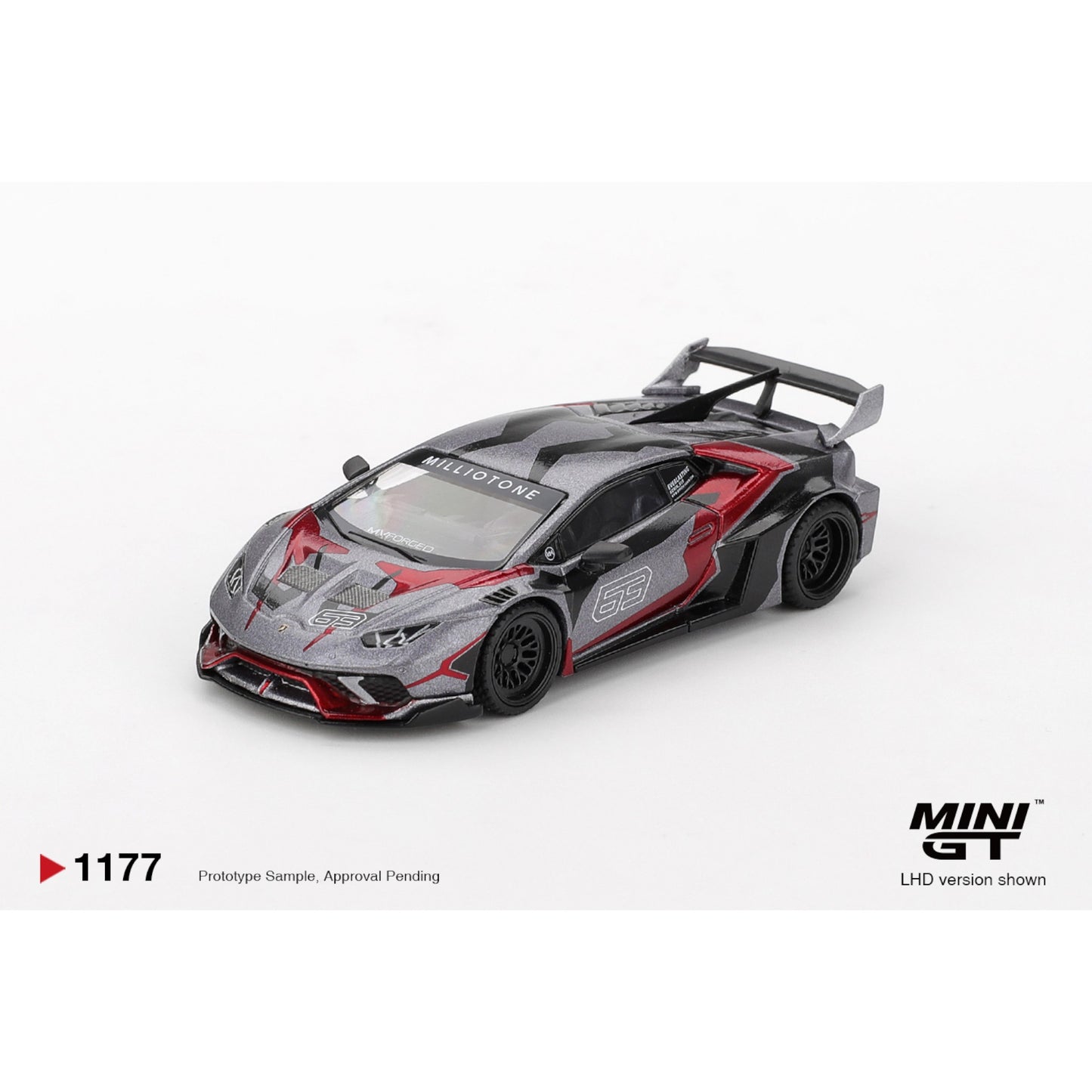 Mini GT - Pre-Order - LB★WORKS Lamborghini Huracán GT RONIN - MGT01177 (LHD)