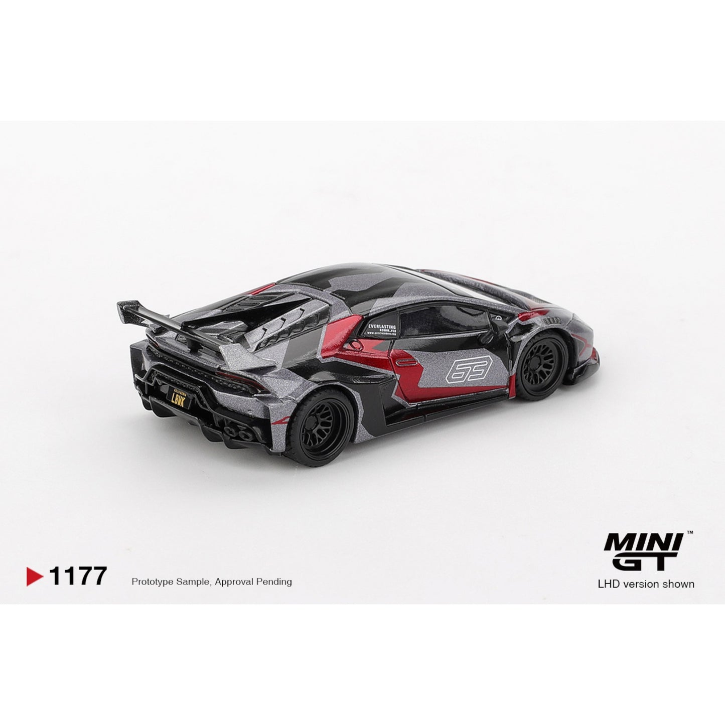Mini GT - Pre-Order - LB★WORKS Lamborghini Huracán GT RONIN - MGT01177 (LHD)