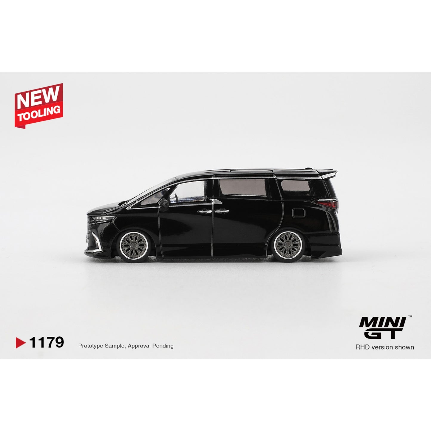 Mini GT - Pre-Order - Toyota Alphard 40 KUHL Black - MGT01179 (LHD)