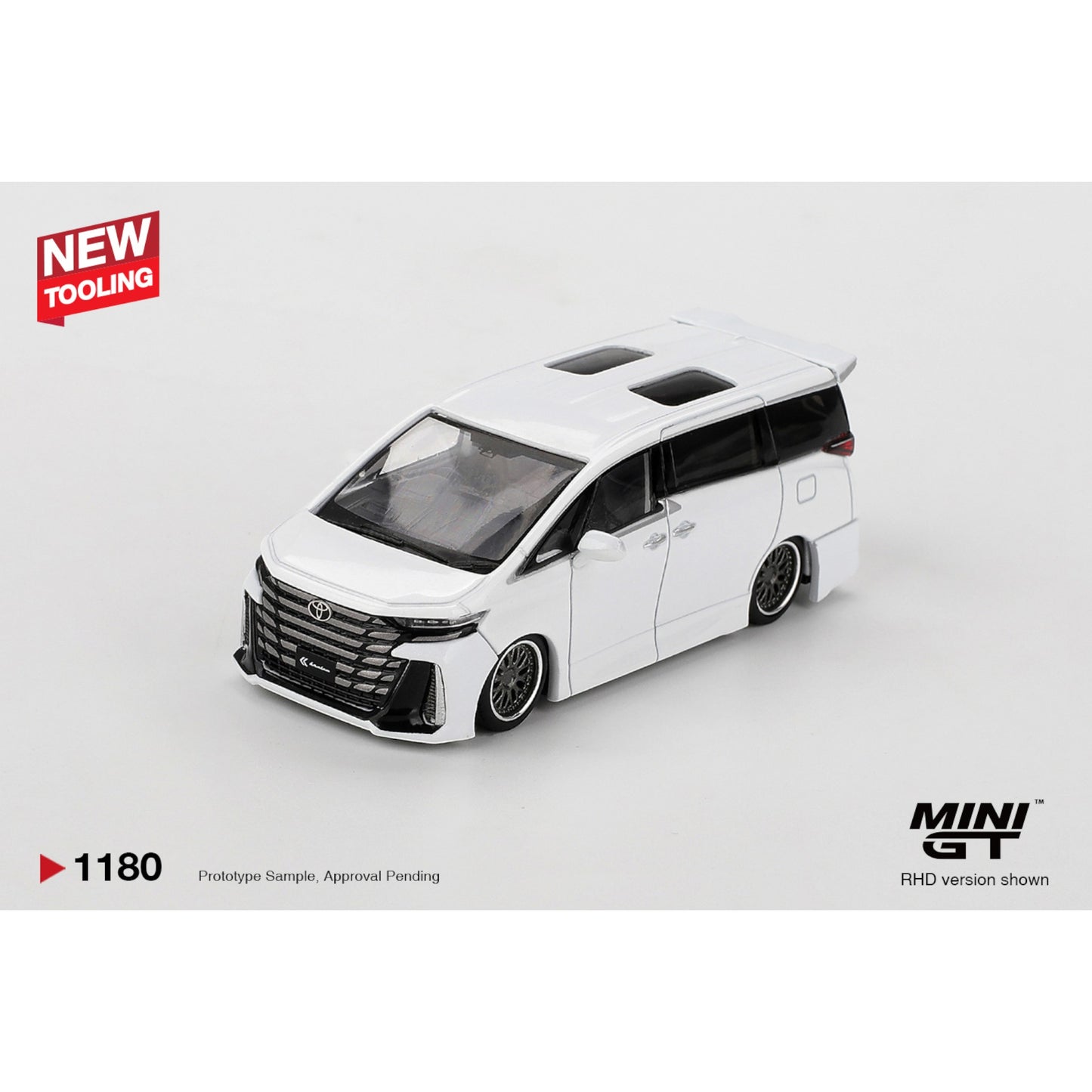 Mini GT - Pre-Order - Toyota Vellfire 40 KUHL White - MGT01180 (LHD)