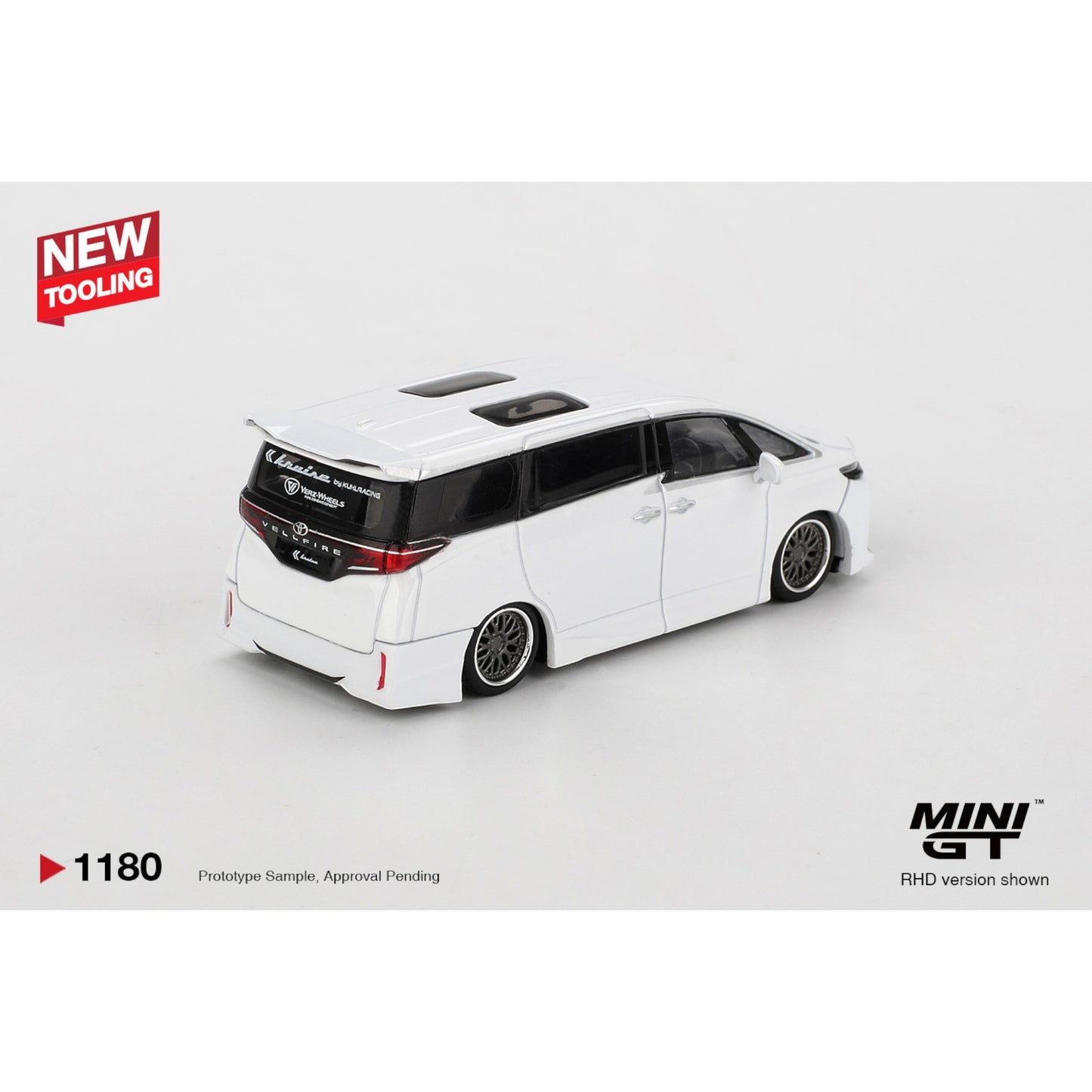 Mini GT - Pre-Order - Toyota Vellfire 40 KUHL White - MGT01180 (LHD)