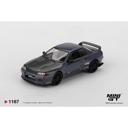 Mini GT - Pre-Order - Nissan Skyline GT-R Top Secret VR32 Stealth Grey - MGT01187 (RHD) (Kopie)