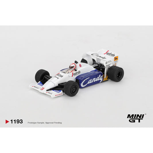 Mini GT - Pre-Order - Toleman TG184 #20 Johnny Cecotto 1984 Monaco Grand Prix - MGT01193 (LHD)