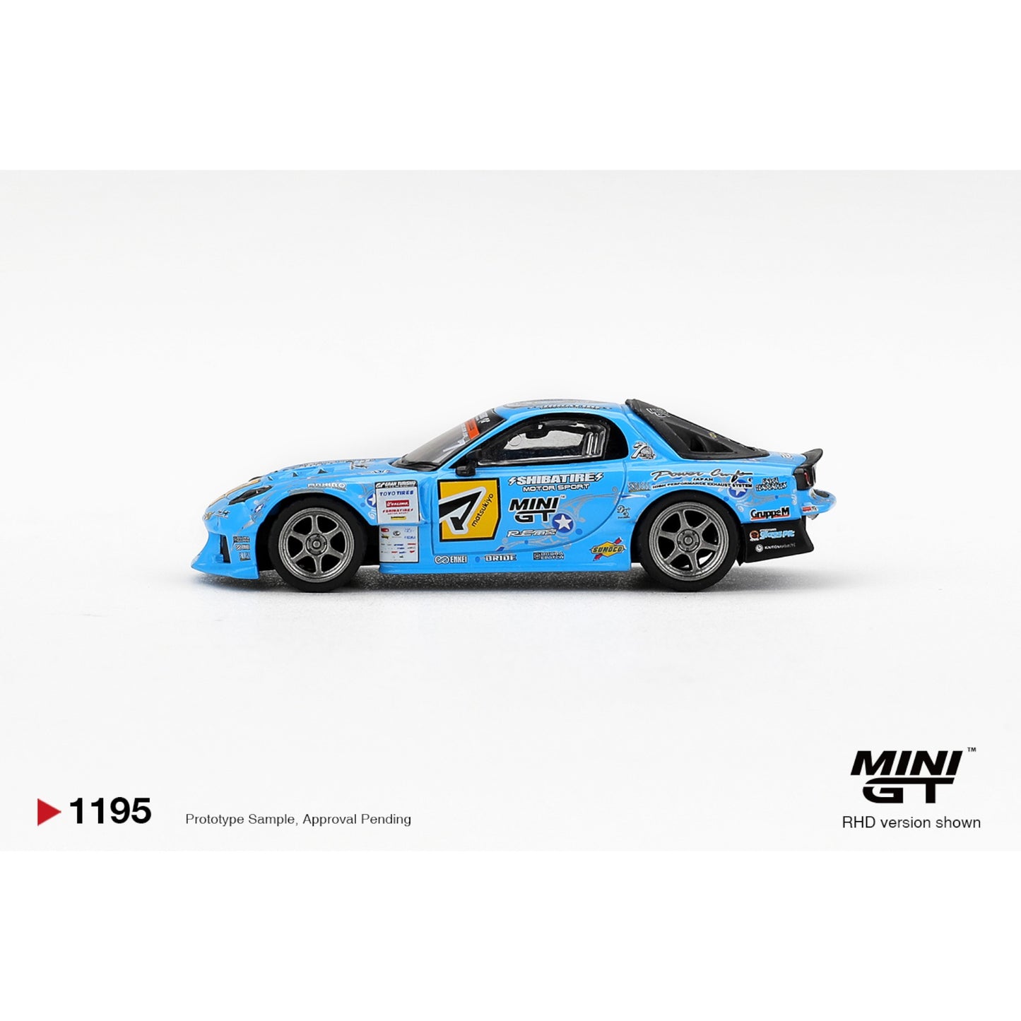 Mini GT - Pre-Order - Mazda RX-7 RE-Amemiya 2025 D1GP - MGT01195 (RHD)