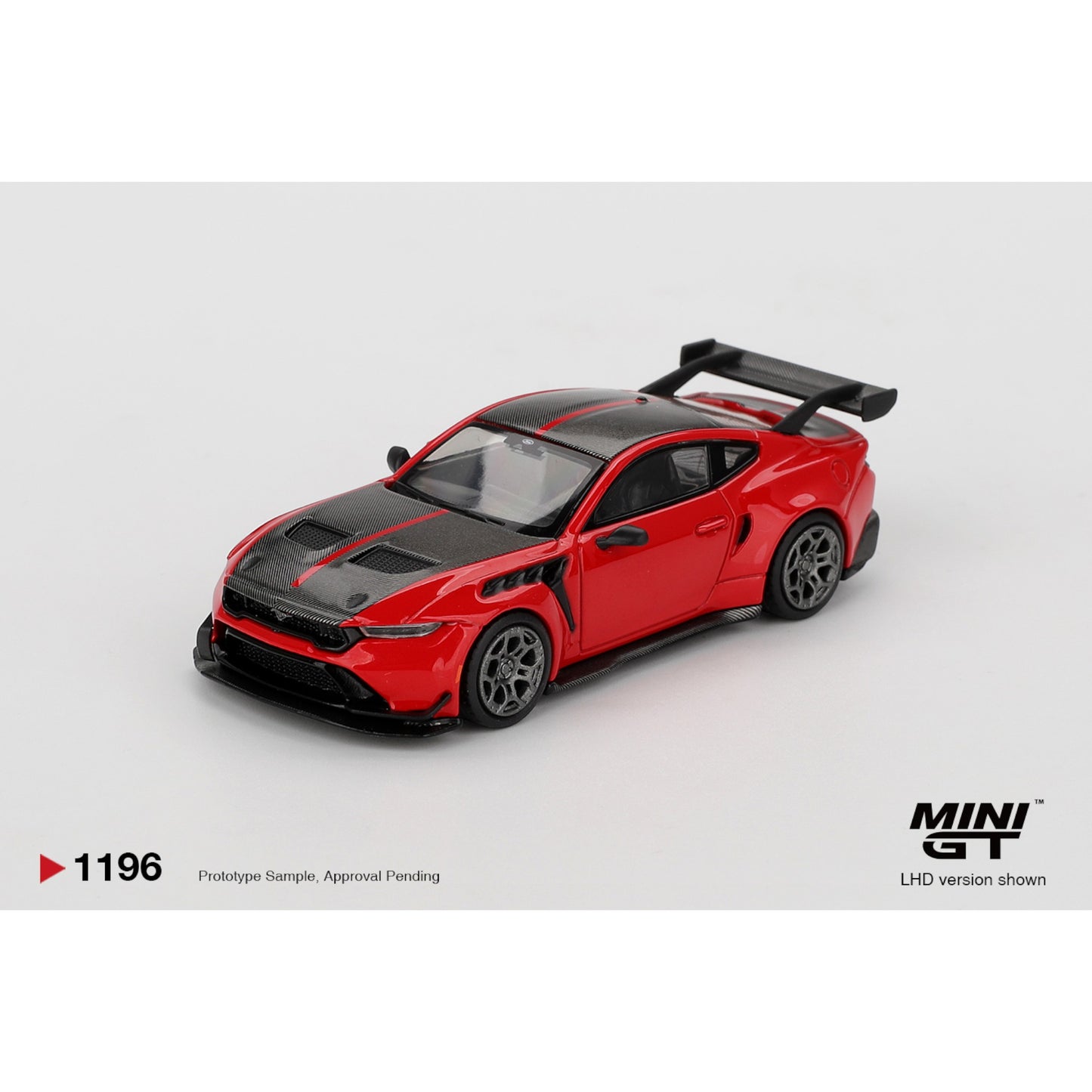 Mini GT - Pre-Order - Ford Mustang GTD Race Red - MGT01196 (LHD)